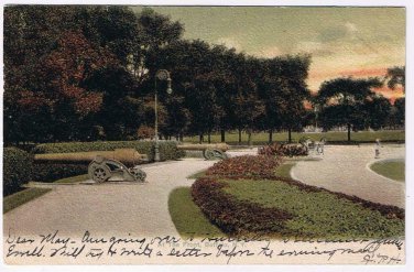 New York Postcard Buffalo At The Front Cannons Woshier