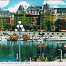 British Columbia Postcard Victoria Empress Hotel Inner Harbour