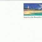 USPS Postcard America The Beautiful Seagull Lighthouse