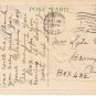 Holiday Postcard Embossed Greetings Best Wishes For New Year Bells Pansies