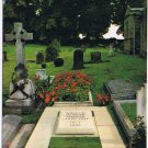 United Kingdom UK Postcard Bladon Churchill Graves Parish Church