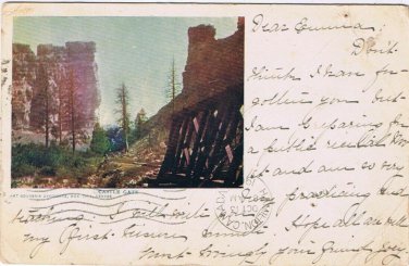 Postcard Castle Gate Art Souvenir Syndicate Denver 1904