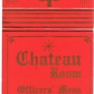 Matchbook Cover CFB Moose Jaw Chateau Room Officers Mess