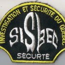 Investigation Et Securite Du Quebec Patch - 3.5" x 4" Security SISBEC