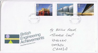 United Kingdom First Day Cover FDC Falkirk British Engineering 1983
