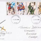 United Kingdom First Day Cover FDC Falkirk British Army 1983