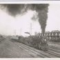 Postcard RPPC Train Engine 3341 Entering Station