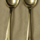 2 Wm A Rogers Teaspoons Silverplate A1 Plus Spoon 1930s