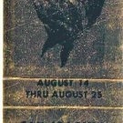 Matchbook Cover San Joaquin County Fair 1973 California Horse Shiny Gold