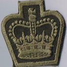 Canadian Armed Forces King's Crown Green On Green