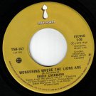 Bruce Cockburn Wondering Where The Lions Are 45 rpm Rainfall Canadian Pressing
