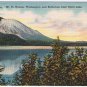 Postcard Mt St Helens Reflection From Spirit Lake Washington