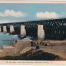 Manitoba Postcard Winnipeg St Andrews Locks