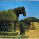 Postcard Qian Mausoleum Emperor Li Zhi  & The Empress China