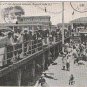 New Jersey Postcard Asbury Park Watching Bathers 4th Ave Bathing Grounds 1908