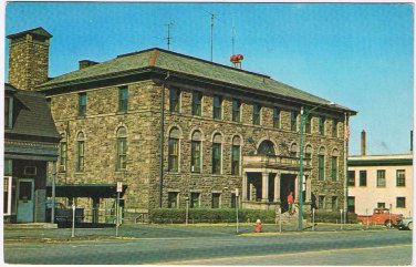 New York Postcard Medina City Hall