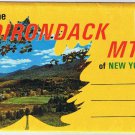 New York Postcard Booklet Adirondack Mountains  Of New York
