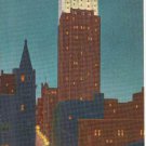 Ontario Postcard Toronto Canadian Bank Of Commerce Night View Valentine