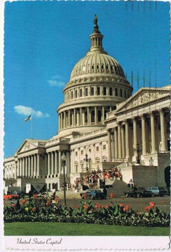 District Of Columbia DC Postcard Washington United States Capitol Building Used