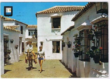 Spain Postcard Costa Del Sol Andalusian Village View