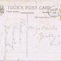 Postcard Embossed Best Wishes For Your Birthday Violets Wishbone