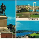 Postcard Plymouth Monument Lighthouse Bridge UK Multi View