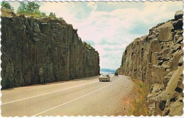 Postcard Kama Rock Cut Lake Superior Circle Route Ontario