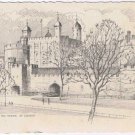 United Kingdom UK Postcard London The Tower Of London