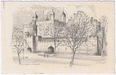 United Kingdom UK Postcard London The Tower Of London