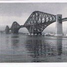 Postcard Forth Bridge From South Queensferry Near Edinburgh Scotland UK