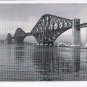 Postcard Forth Bridge From South Queensferry Near Edinburgh Scotland UK