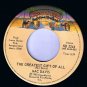 Mac Davis It's Hard To Be Humble 45 rpm Greatest Gift Of All Canadian Pressing