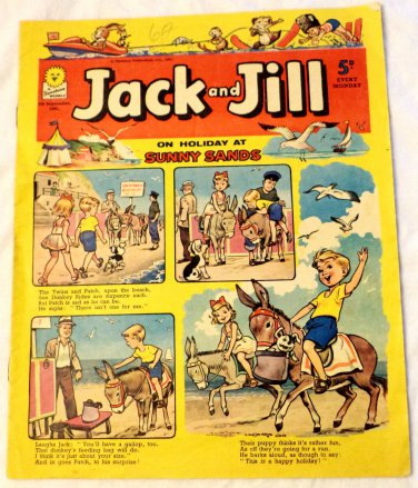 Jack and Jill Comic September 9 1961 Sunshine Weekly Fleetway
