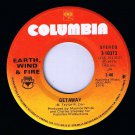 Earth Wind & Fire Getaway 45 rpm Getaway Instrumental Canadian Pressing