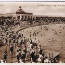 Postcard RPPC Sea Bathing Lake Southport England UK