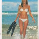 Postcard Risque Diving Is A Popular Sport Woman Bikini