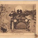 Comic Postcard A Short Circuit Silhouette Kissing In Moonlight James Henderson