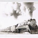Postcard RPPC CPR Engine 4417 Blowing Smoke