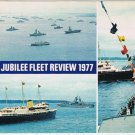 Postcard Silver Jubilee Fleet Review 1977 Queen Elizabeth II