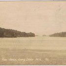 Postcard RPPC Down The Lake Long Lake New York