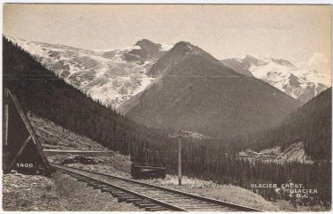 Postcard Glacier Crest Glacier British Columbia Howard Chapman
