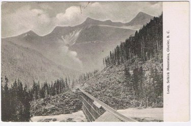 Postcard Loop Selkirk Mountains Glacier BC Canadian Rockies Thomson Stationery
