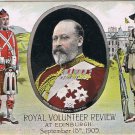 Military WW1 Postcard Edinburgh Royal Volunteer Review Sept 18 1905