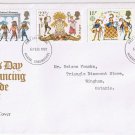 United Kingdom First Day Cover FDC Falkirk Folklore Valentine Lammastide Mummers