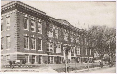 Pennsylvania Postcard Milton High School
