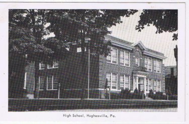 Pennsylvania Postcard Hughesville High School