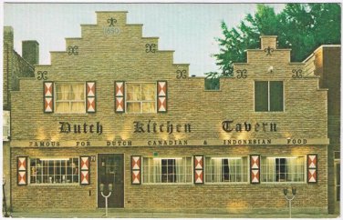Postcard Dutch Kitchen Tavern Port Credit Ontario