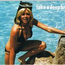 Postcard Risque Take A Deep Breath Woman Bikini