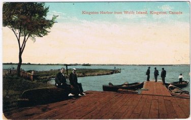 Postcard Kingston Harbour From Wolfe Island Kingston Ontario