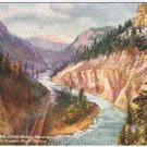 Postcard Lower Kicking Horse Canyon Golden Canadian Pacific Railway Rockies